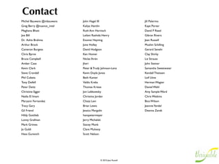 Photo courtesy of Valdis Krebs
                                 Visit thrivable.org to join the conversation.
 