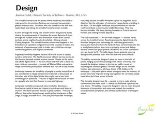 Design
Joanna Guldi, Harvard Society of Fellows - Boston, MA, USA
The invisible frontiers are the zones where modernity ha...