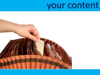 your content
 