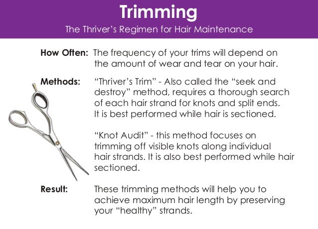 Thriver Hair Regimen