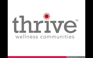Thrive Wellness Communities Market Demand Model