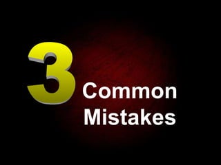 Common Mistakes 3 