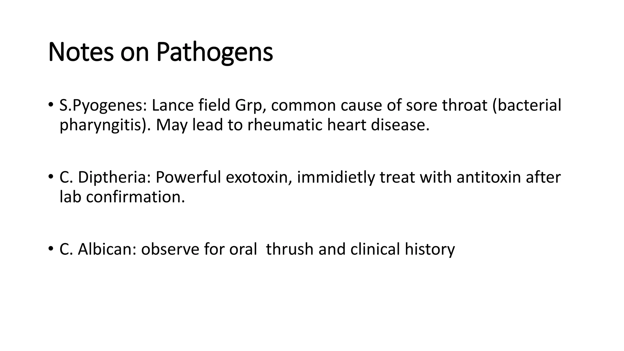 Throat Swab, Sputum and Pus.pptx