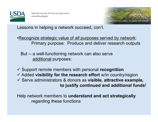 Networking: What have we learned that you can use