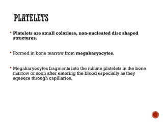 Thrombocyte For Undergraduate Students Of Allied Sciences | PPT