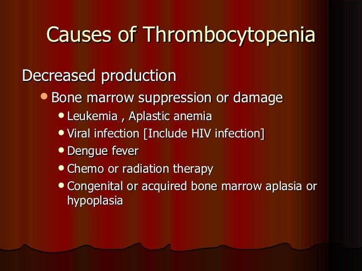 Thrombocytopenia