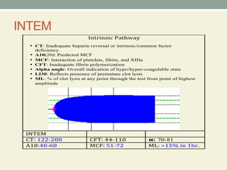 Teg Rotem Machine Comprehensive Overview of Thromboelastography (TEG) and Rotational ...