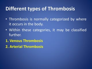 Thrombosis complete | PPT