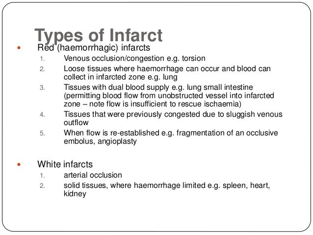 Thrombosis Embolism And Infarction