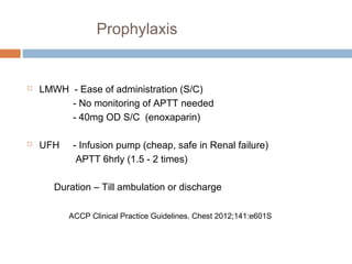 Thrombotic complications in ibd | PPT