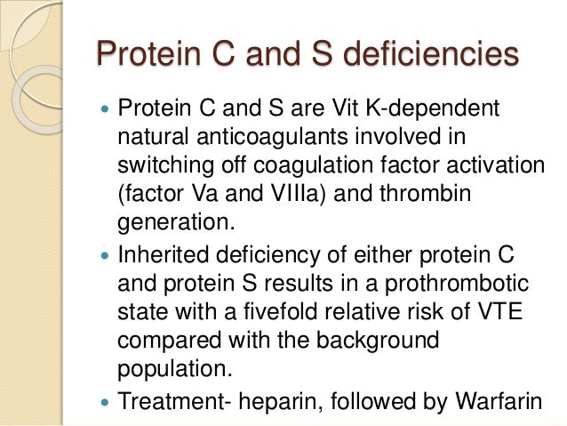 Protein S Deficiency Natural Treatment Protein S Deficiency Natural Treatment
