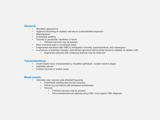 Thrombotic microangiopathies | PPT