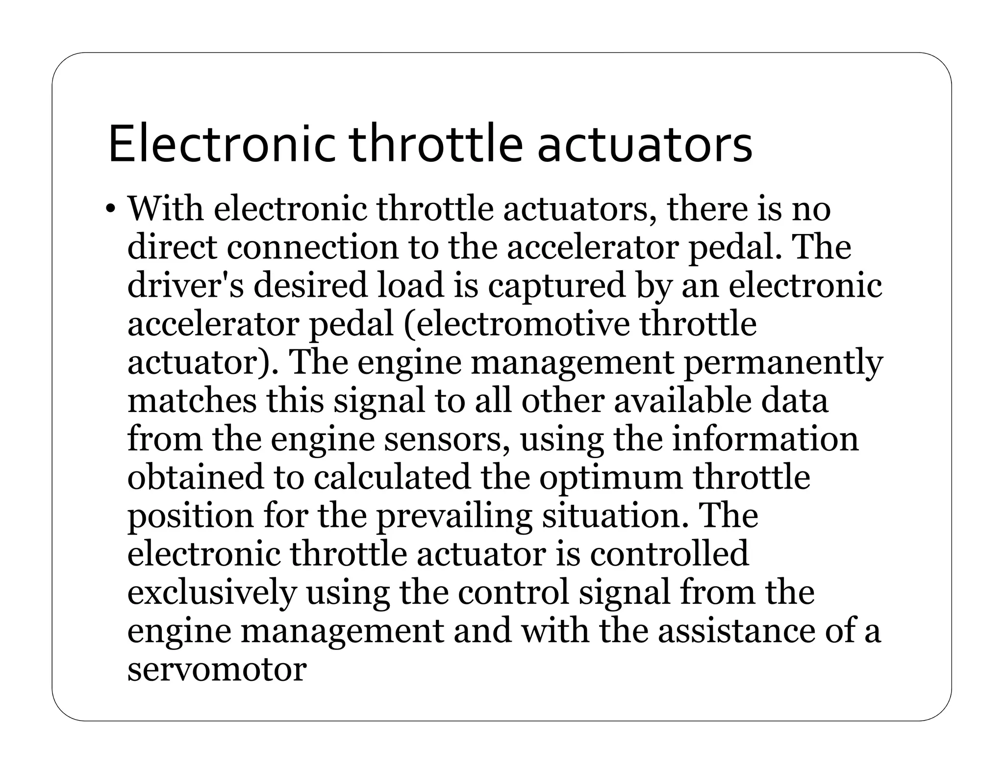 What Is Throttle valve | PPTX