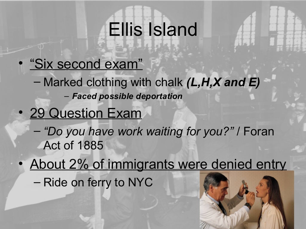 Ellis Island and Angel Island Experience