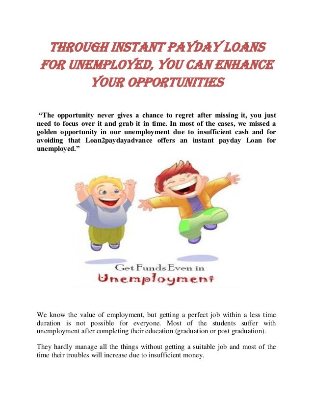 fast cash financial products to get unemployment