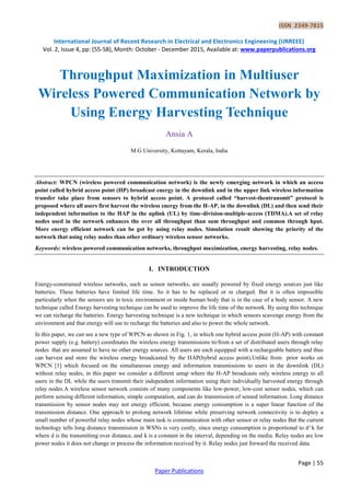 Throughput maximization in multiuser wireless powered communication ...