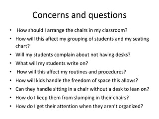 Community
• How eagerly do our students contribute to
class?
• How comfortable are our students with sharing
their ideas and personal experiences?
• How well do our students know each other?
• How often do we laugh with our students?
 