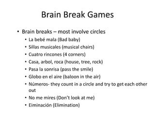 Can they handle sitting in a chair
without a desk to lean on?
• Get them moving!
• It’s easier and quicker to do with the space
you have created.
 