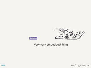 @holly_cummins
Very very embedded thing
 