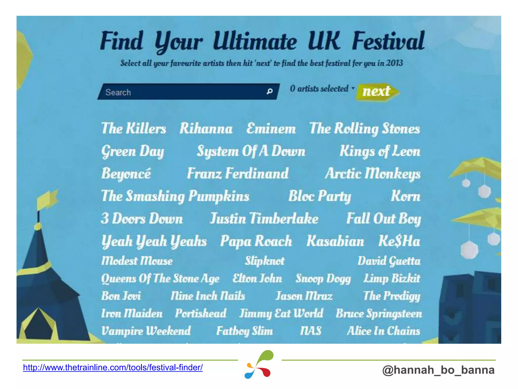 http://www.thetrainline.com/tools/festival-finder/ @hannah_bo_banna
 
