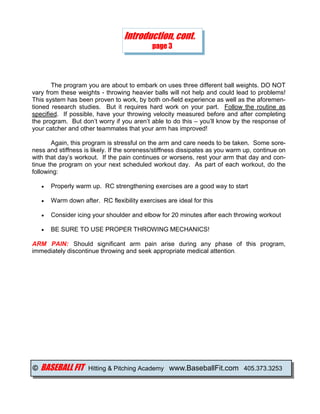 Throwing Workouts Pdf