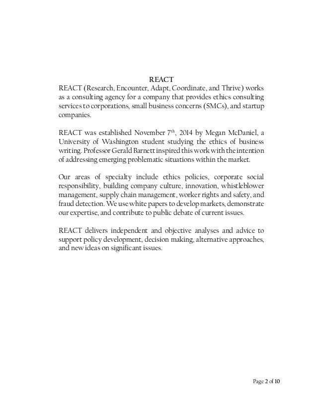 What is a major research paper