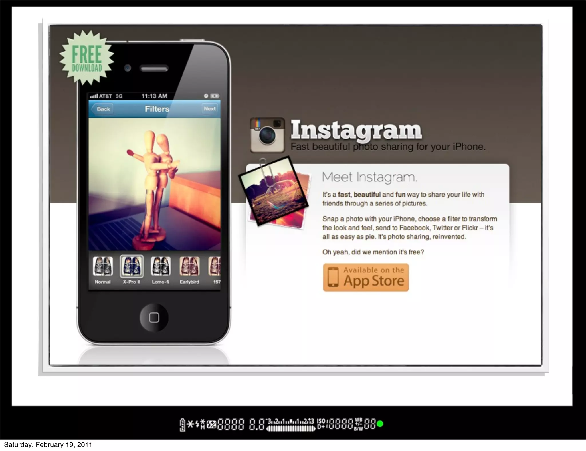 Saturday, February 19, 2011
 