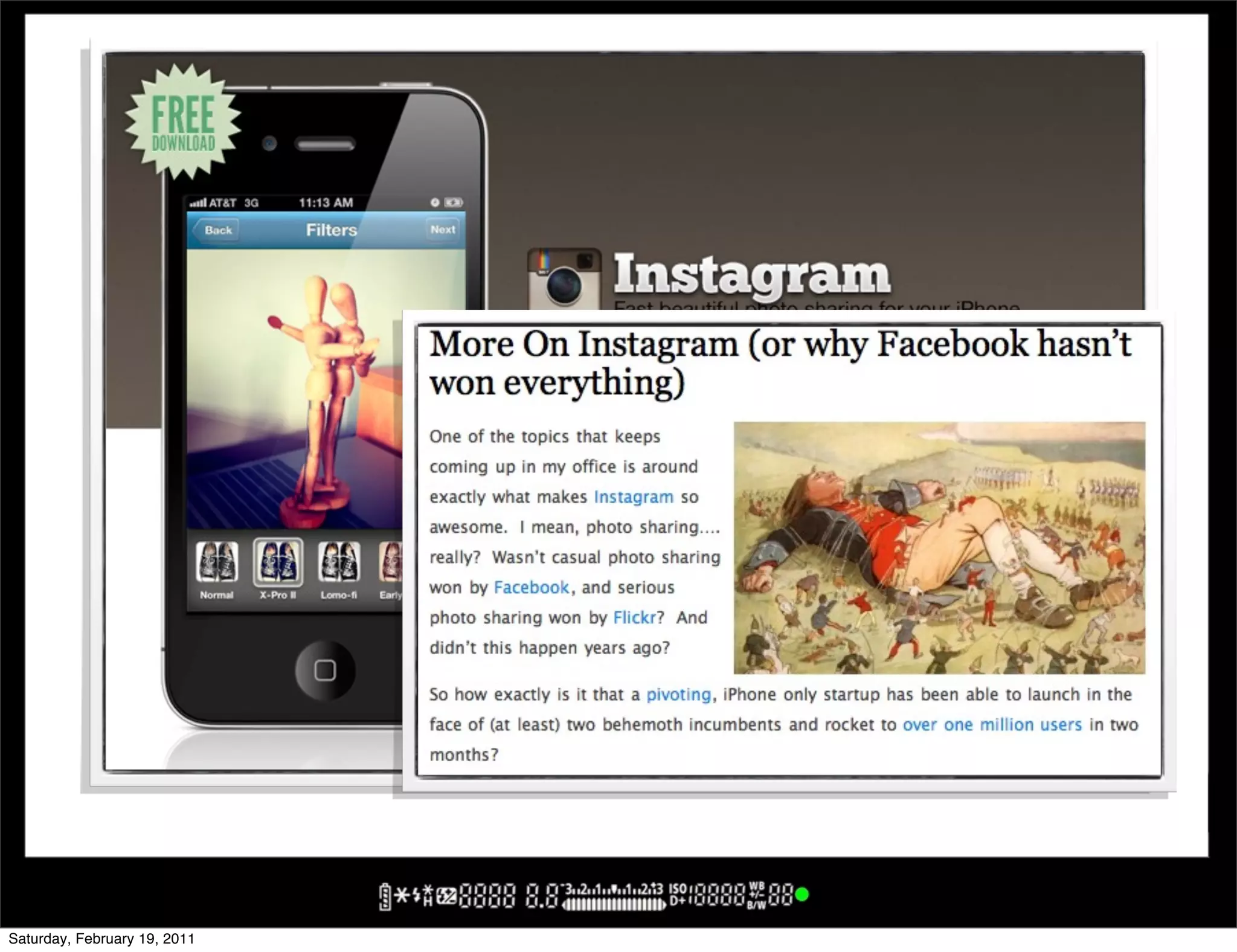 Saturday, February 19, 2011
 