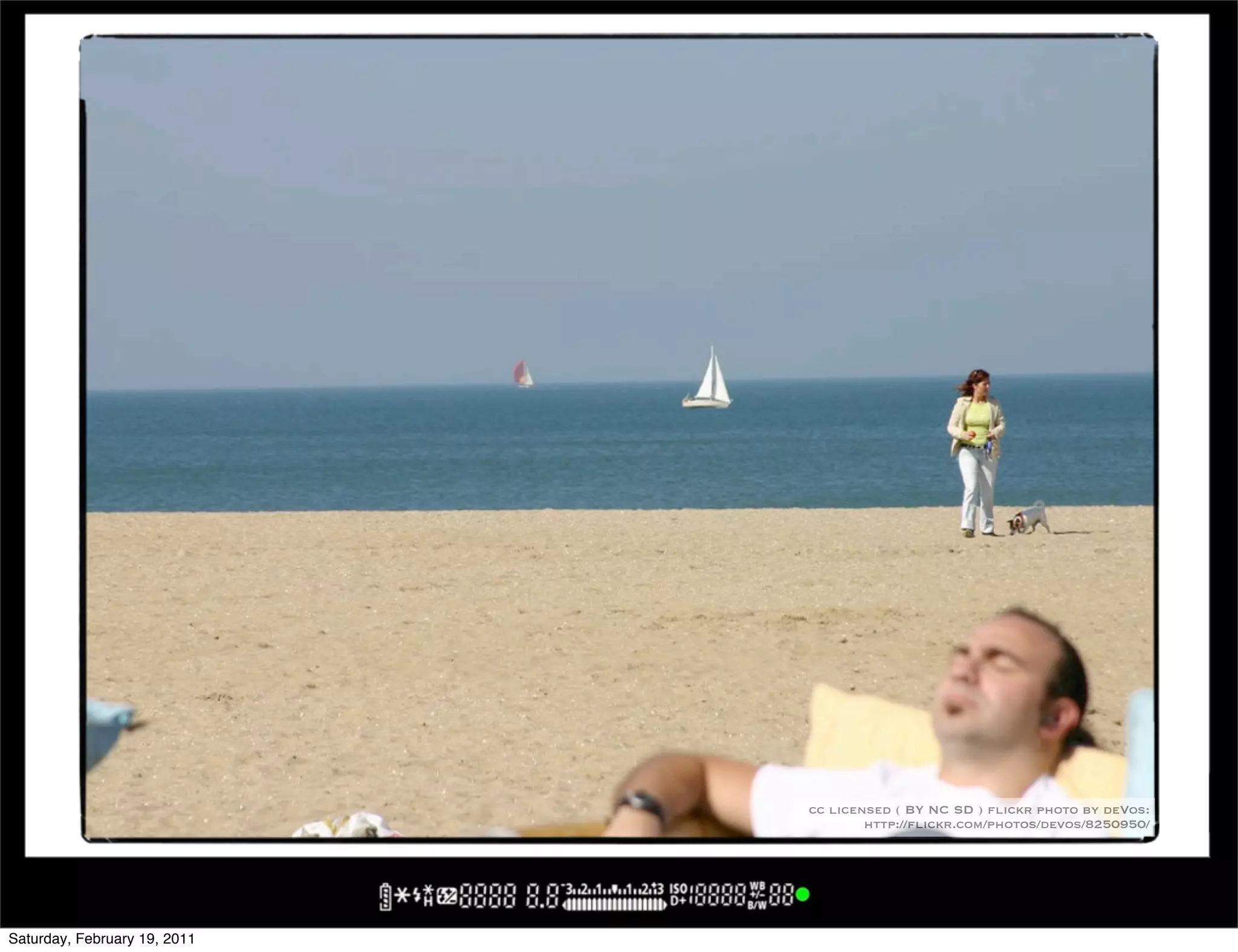 cc licensed ( BY NC SD ) flickr photo by deVos:
                                      http://flickr.com/photos/devos/8250950/




Saturday, February 19, 2011
 