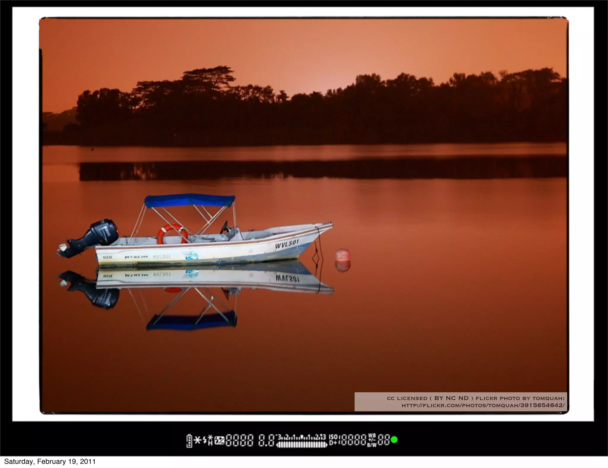 cc licensed ( BY NC ND ) flickr photo by tomquah:
                                  http://flickr.com/photos/tomquah/3915654642/




Saturday, February 19, 2011
 