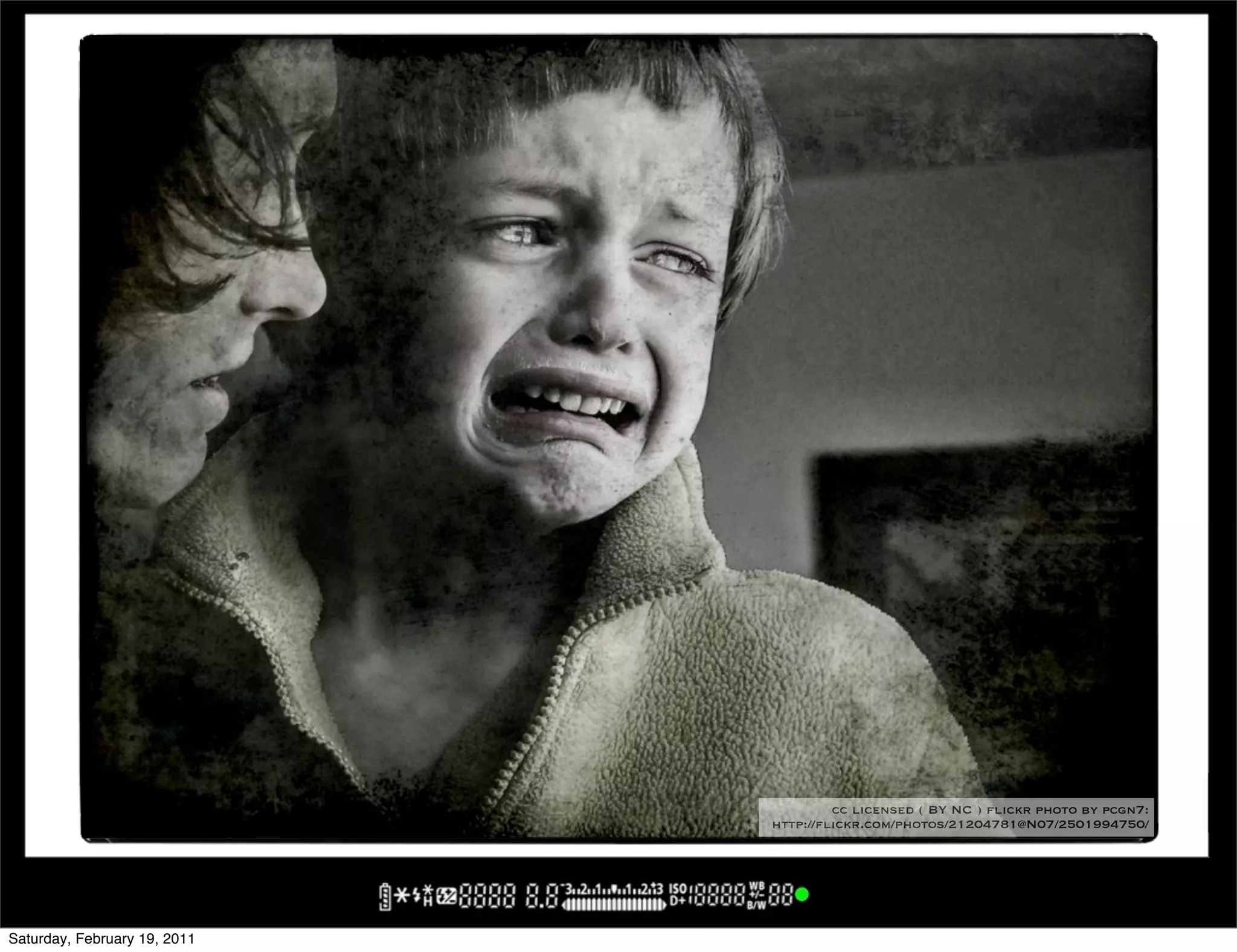 cc licensed ( BY NC ) flickr photo by pcgn7:
                              http://flickr.com/photos/21204781@N07/2501994750/




Saturday, February 19, 2011
 