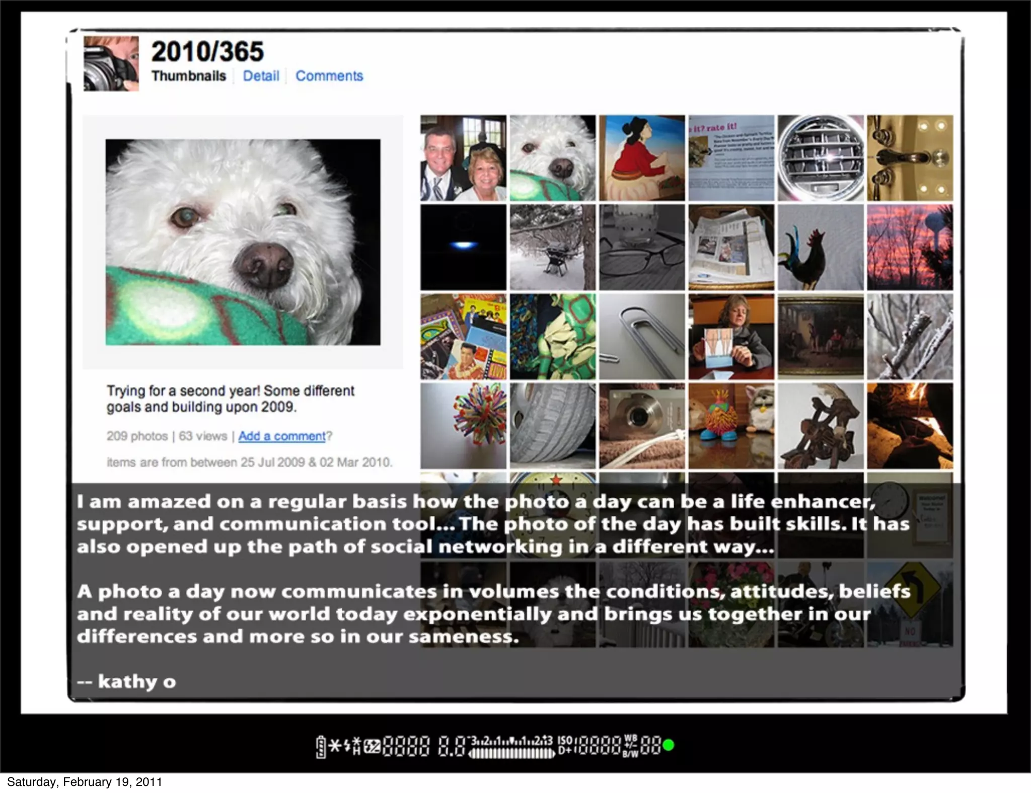 Saturday, February 19, 2011
 