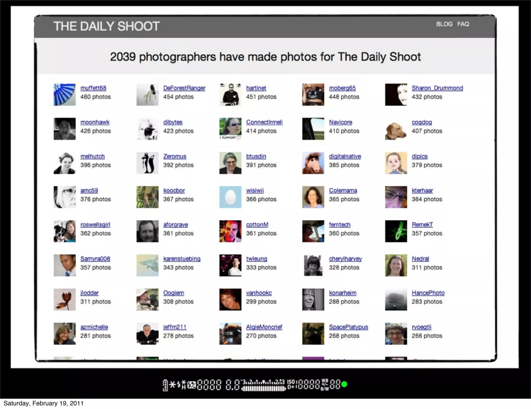 Saturday, February 19, 2011
 