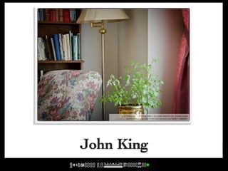 cc licensed ( BY NC SD ) flickr photo by john.king:
          http://flickr.com/photos/johnking/5251126461/




John King
 