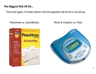 The(Biggest(Risk(Of(All…%
Time and again, it’s been shown that the greatest risk of all is not acting.



Peachtree vs. Qu...