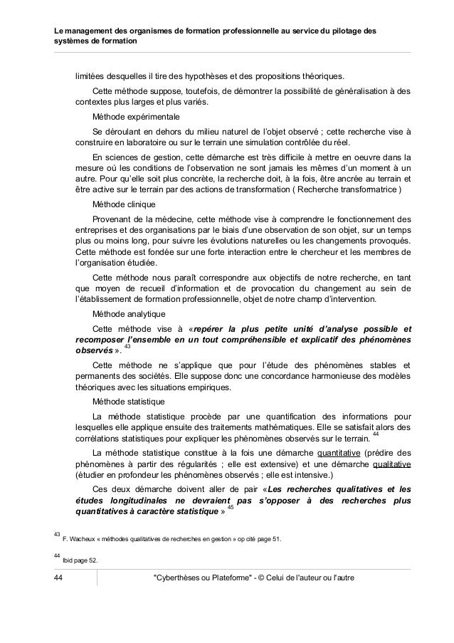 Thèse pour le doctorat de sciences de gestion par mr lahlali