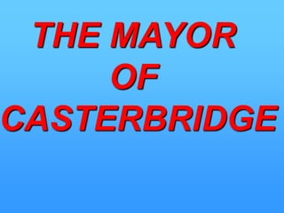  Clym Yeobright is an itinerant  preacherMarriesDeggory VennThomasin Yeobright