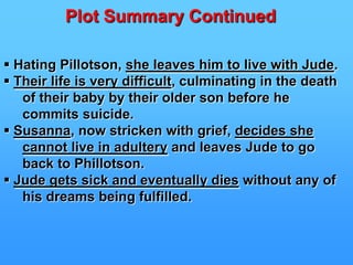 THE NOVEL’S RESOLUTIONAt the end of this novel, the following persons are dead:    Michael Henchard