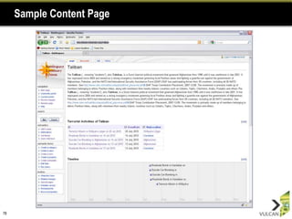 Queries (both standing and ad-hoc)