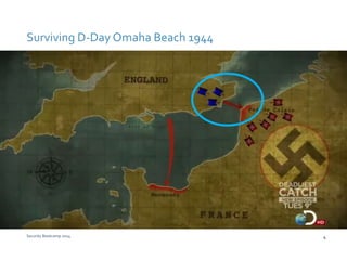 Surviving D-Day Omaha Beach 1944 
Security Bootcamp 2014 6 
 