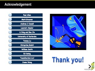 Acknowledgement




                  80
 