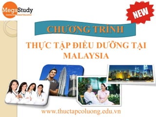 CHƢƠNG TRÌNH
THỰC TẬP ĐIỀU DƢỠNG TẠI
MALAYSIA

www.thuctapcoluong.edu.vn

 