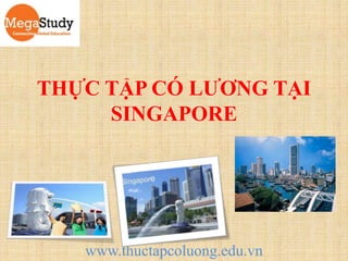 THỰC TẬP CÓ LƢƠNG TẠI
SINGAPORE

www.thuctapcoluong.edu.vn

 