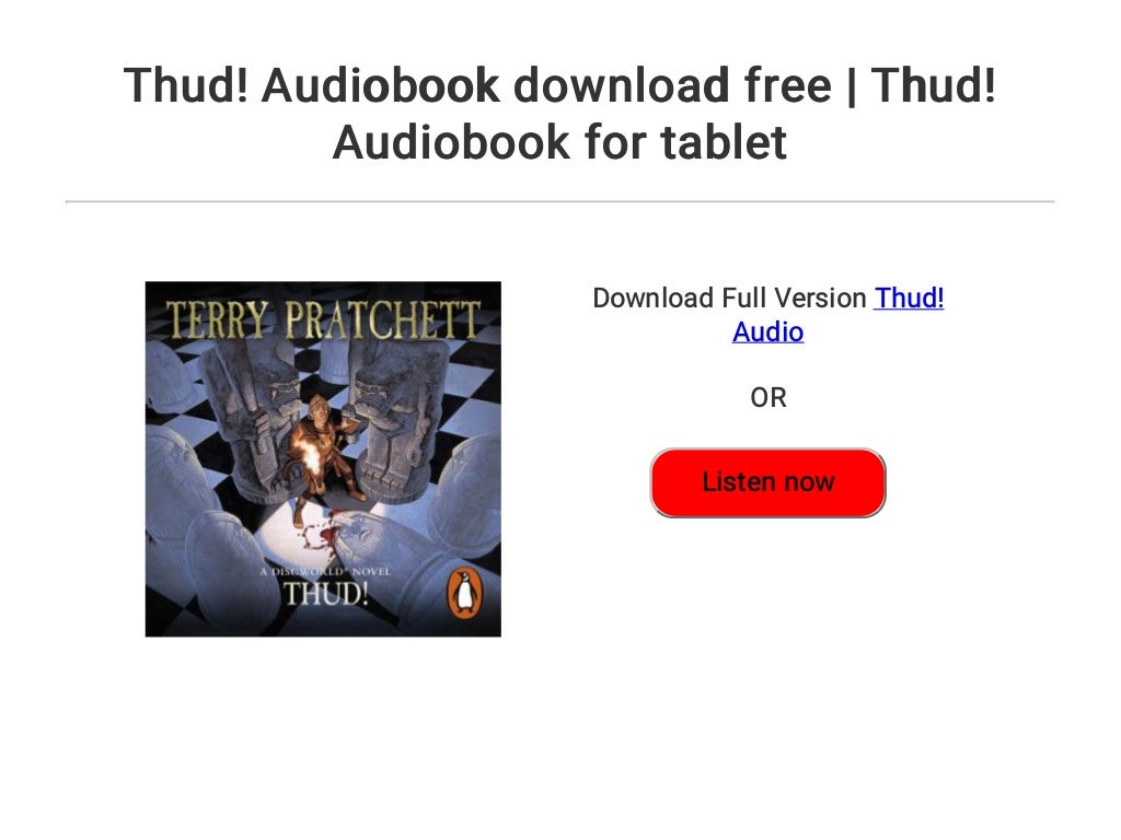 download thud audiobook