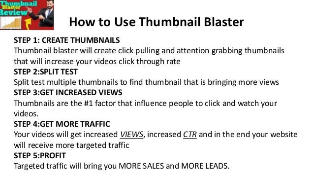 Thumbnail Blaster REVIEW Will it BOOST your click rates?