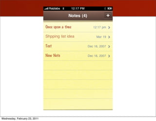 Wednesday, February 23, 2011
 