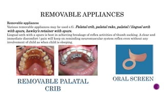 Introduction to oral habits and Thumb sucking and mouth breathing.pptx