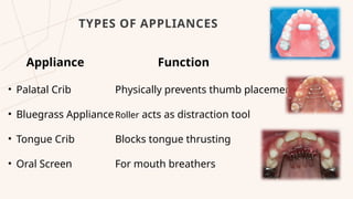 Comprehensive Orthodontic Management of Thumb Sucking and Oral Habits ...