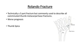 Thumbs up! Thumb injuries and their management | PPTX