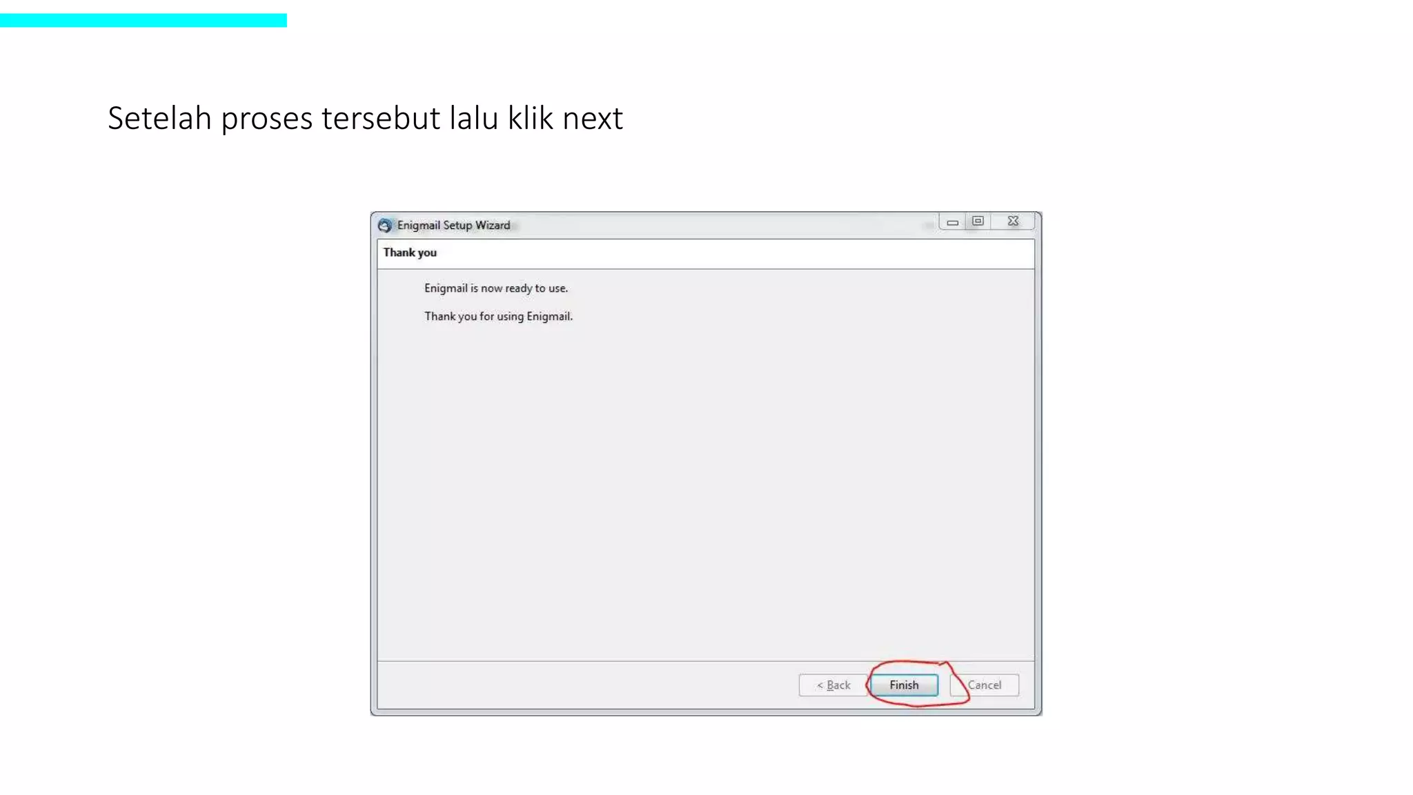 Setelah proses tersebut lalu klik next
 